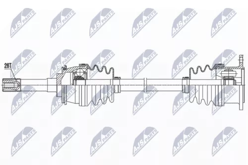 NTY NPW-SU-056 Drive Shaft