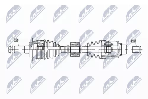 NTY NTY NPW-SU-060 NTY NPW-SU-060 Drive Shaft 