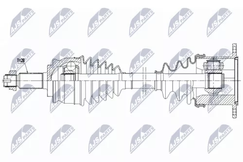NTY NTY NPW-SU-065 NTY NPW-SU-065 Drive Shaft 