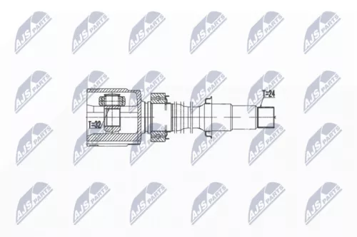 Front Left inner NTY Cv Joint & Boot Kit