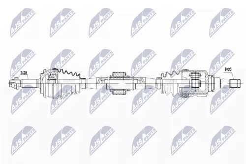 NTY NTY NPW-TY-085 NTY NPW-TY-085 Drive Shaft 