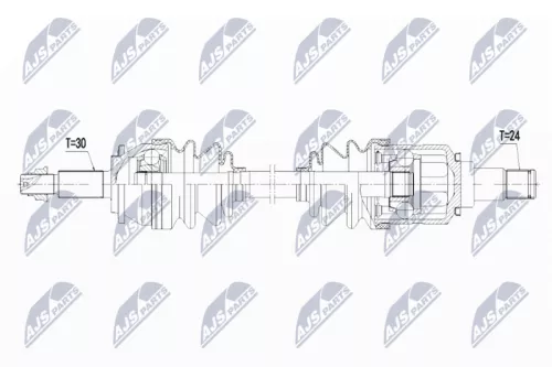 NTY NPW-TY-108 Drive Shaft