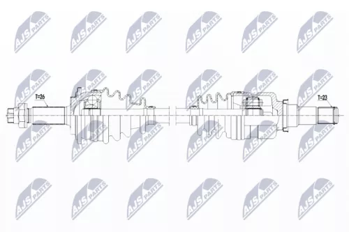 NTY NPW-TY-115 Drive Shaft