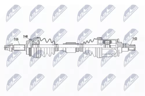 NTY NTY NPW-TY-131 NTY NPW-TY-131 Drive Shaft 