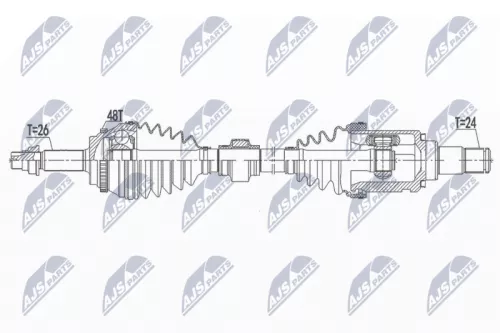 NTY NTY NPW-TY-137 NTY NPW-TY-137 Drive Shaft 