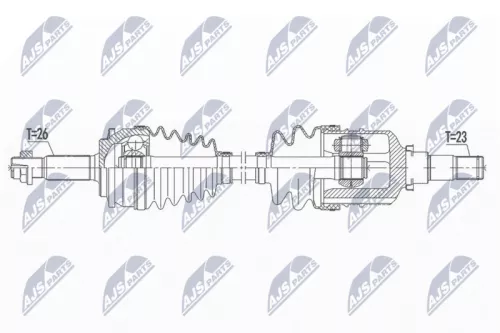 NTY NTY NPW-TY-143 NTY NPW-TY-143 Drive Shaft 