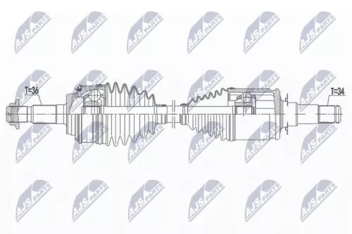 NTY NPW-TY-147 Drive Shaft