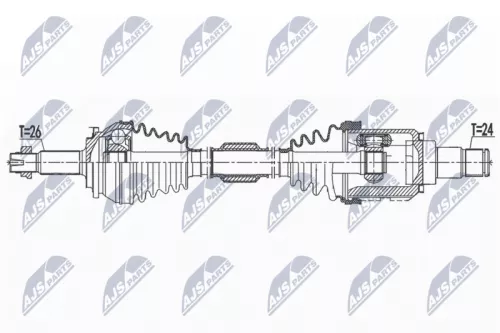 NTY NTY NPW-TY-155 NTY NPW-TY-155 Drive Shaft 