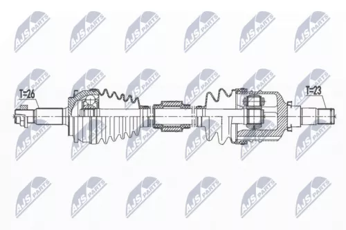 NTY NTY NPW-TY-159 NTY NPW-TY-159 Drive Shaft 