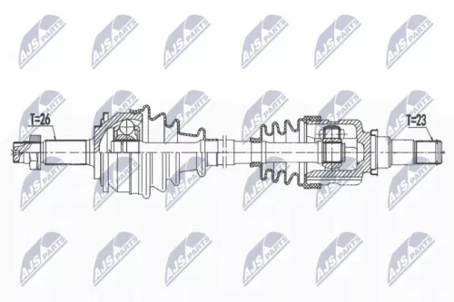 NTY NTY NPW-TY-163 NTY NPW-TY-163 Drive Shaft 