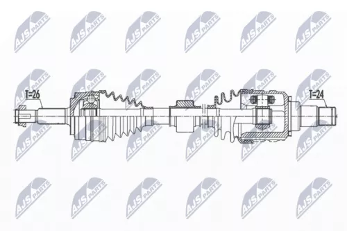 NTY NPW-TY-167 Drive Shaft