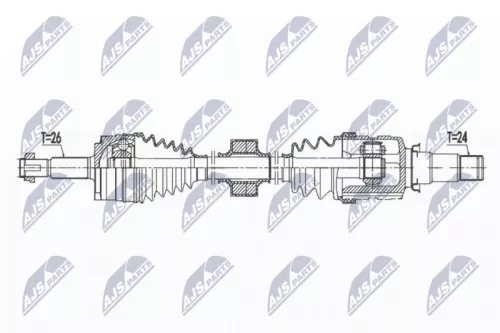 NTY NPW-TY-169 Drive Shaft