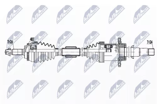 NTY NTY NPW-TY-174 NTY NPW-TY-174 Drive Shaft 