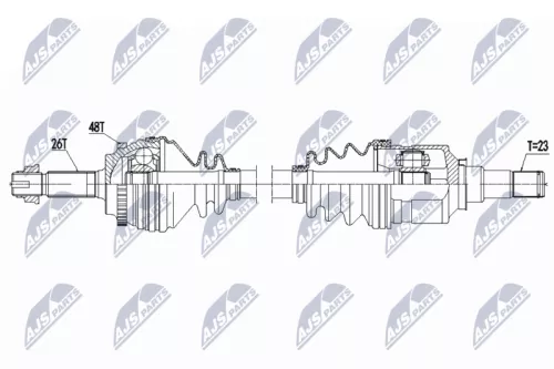 NTY NTY NPW-TY-175 NTY NPW-TY-175 Drive Shaft 