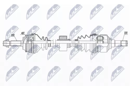 NTY NTY NPW-TY-176 NTY NPW-TY-176 Drive Shaft 