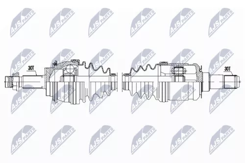NTY NTY (NPW-TY-177) Front Left Front Right NTY Drive Shaft 