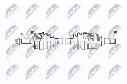 NTY NTY NPW-TY-178 NTY NPW-TY-178 Drive Shaft 