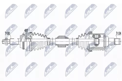 NTY NPW-TY-180 Drive Shaft