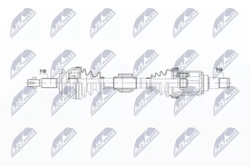 NTY NPW-TY-187 Drive Shaft