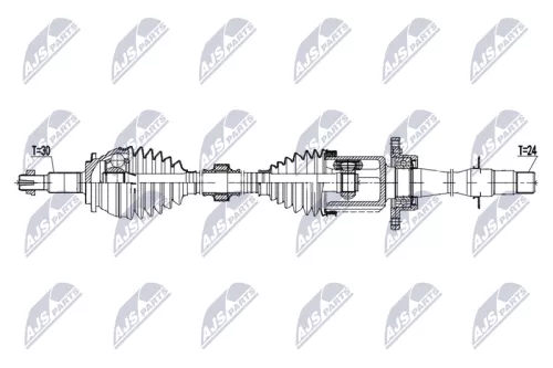 NTY NTY NPW-TY-193 NTY NPW-TY-193 Drive Shaft 