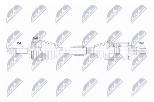 NTY NTY NPW-TY-194 NTY NPW-TY-194 Drive Shaft 