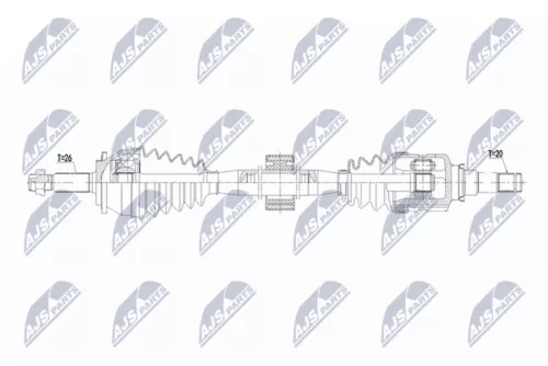 NTY NPW-TY-201 Drive Shaft