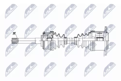 NTY NPW-TY-202 Drive Shaft
