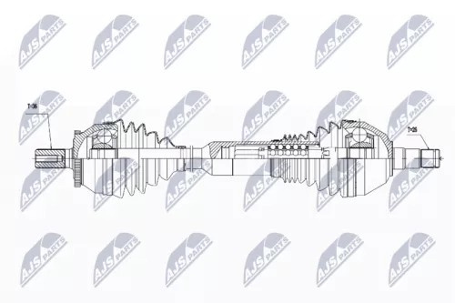 NTY NPW-VV-017 Drive Shaft