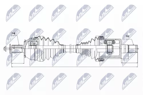 NTY NPW-VV-027 Drive Shaft