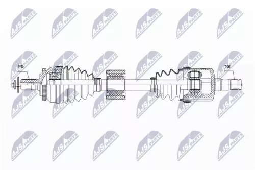 Front Left NTY Drive Shaft