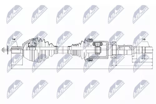 NTY NTY NPW-VV-039 NTY NPW-VV-039 Drive Shaft 