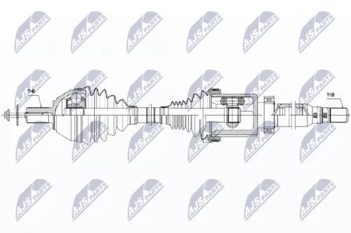 NTY NTY NPW-VV-042 NTY NPW-VV-042 Drive Shaft 