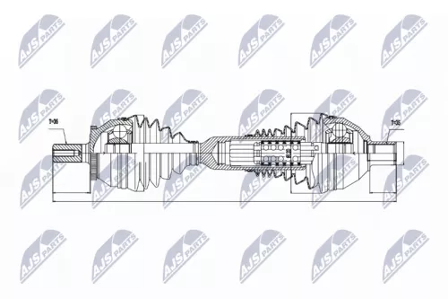 NTY NPW-VV-047 Drive Shaft