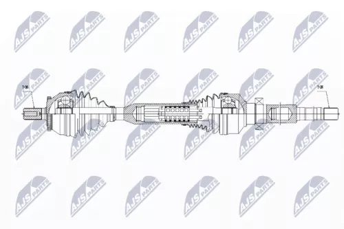 NTY NPW-VV-053 Drive Shaft