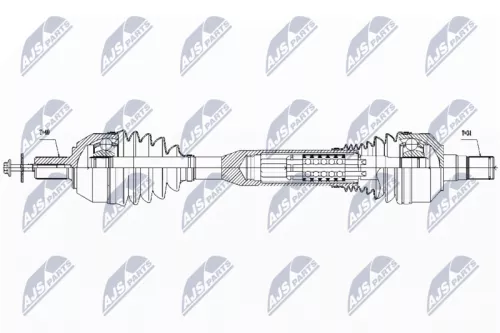 NTY NTY NPW-VV-054 NTY NPW-VV-054 Drive Shaft 