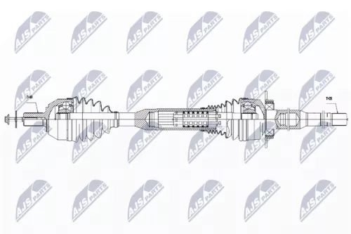NTY NTY NPW-VV-056 NTY NPW-VV-056 Drive Shaft 
