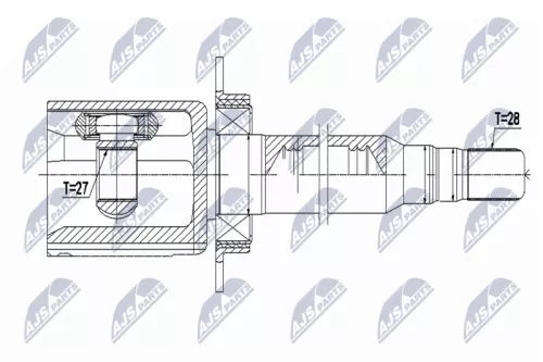 Front Right NTY Cv Joint & Boot Kit