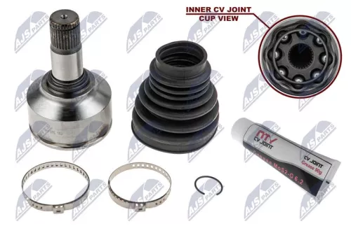 NTY NTY NPW-VV-095 Front Left NTY Cv Joint & Boot Kit 