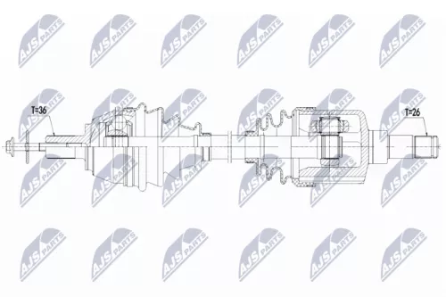 NTY NPW-VV-123 Drive Shaft