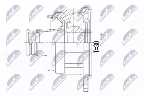 NTY NPW-VV-127 Drive Shaft