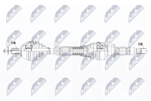 NTY NPW-VV-136 Drive Shaft
