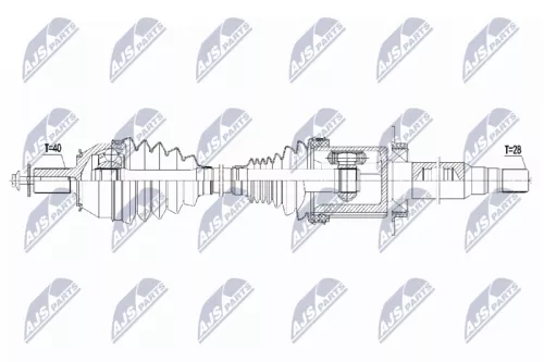 NTY NPW-VV-137 Drive Shaft
