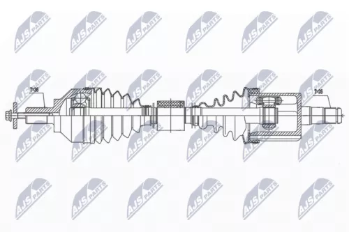 Front Left NTY Drive Shaft