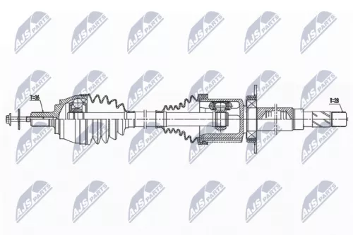 NTY NPW-VV-140 Drive Shaft
