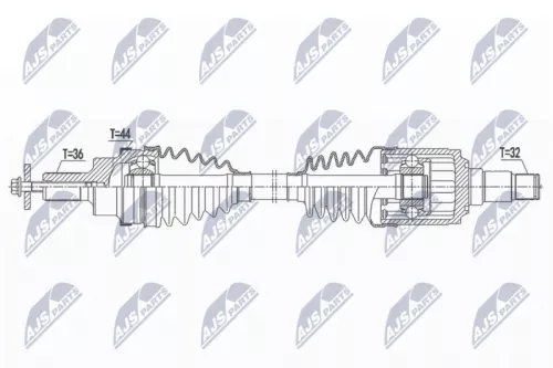NTY NPW-VV-141 Drive Shaft