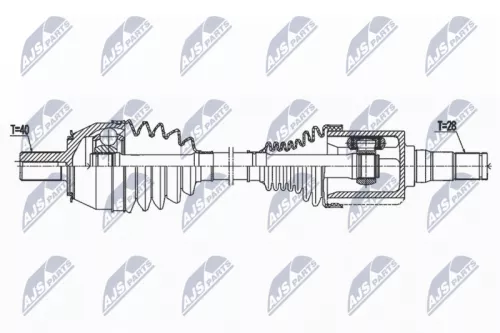 NTY NPW-VV-143 Drive Shaft