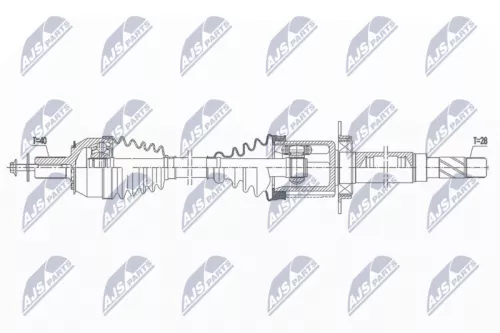 NTY NPW-VV-145 Drive Shaft