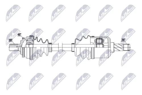 Front Left NTY Drive Shaft