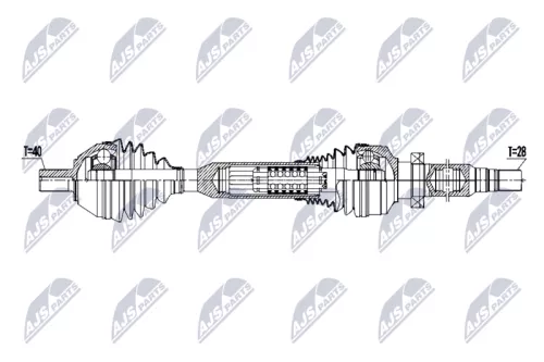 NTY NPW-VV-174 Drive Shaft