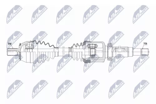 NTY NTY NPW-VV-177 NTY NPW-VV-177 Drive Shaft 